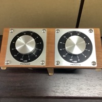 Pioneer パイオニア レベルコントロール AT-8S ペア 木枠自作